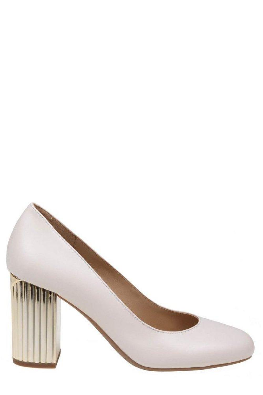 Michael kors mid heel pump sales