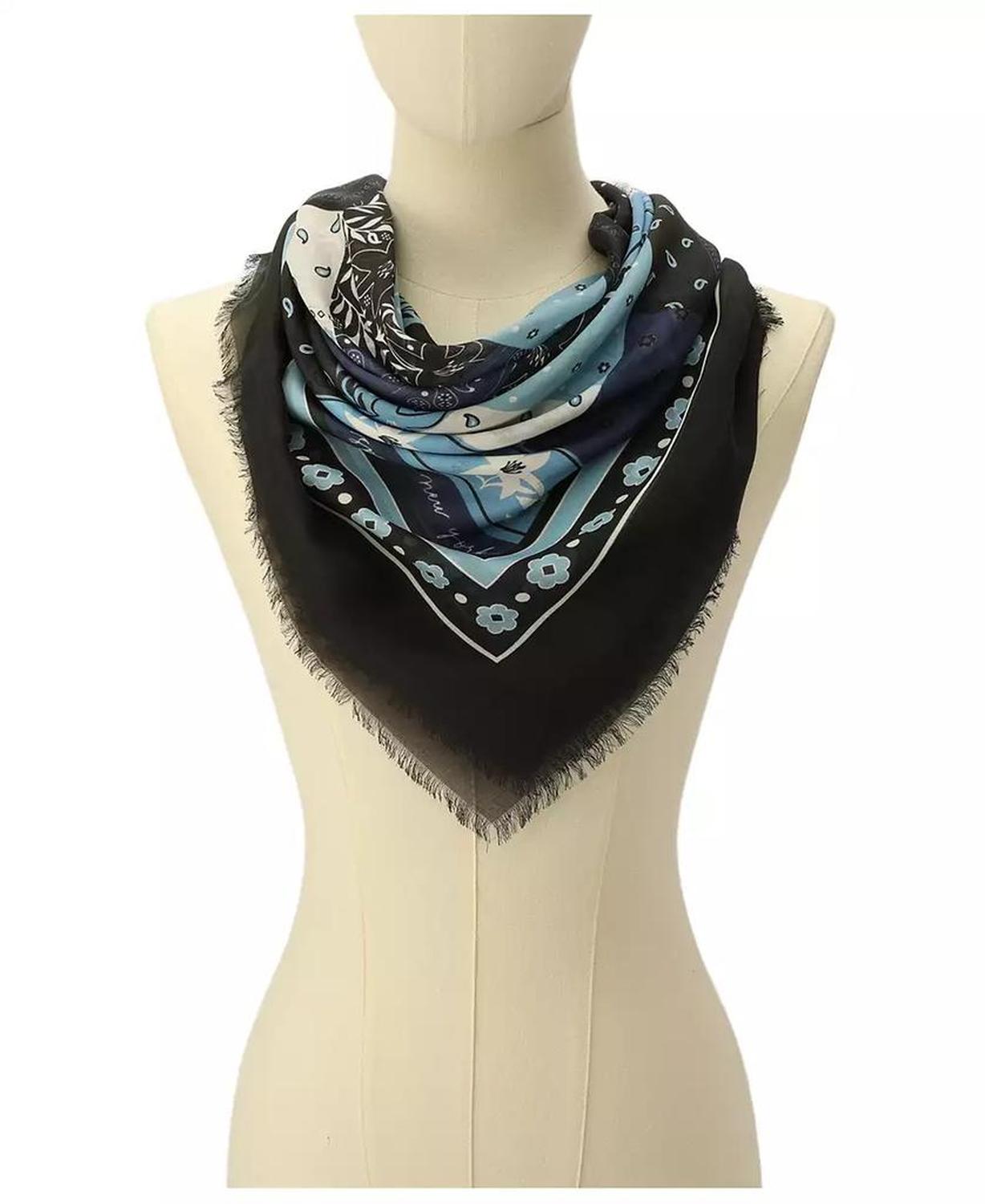 Women's Bandana Patchwork Modal Square Scarf