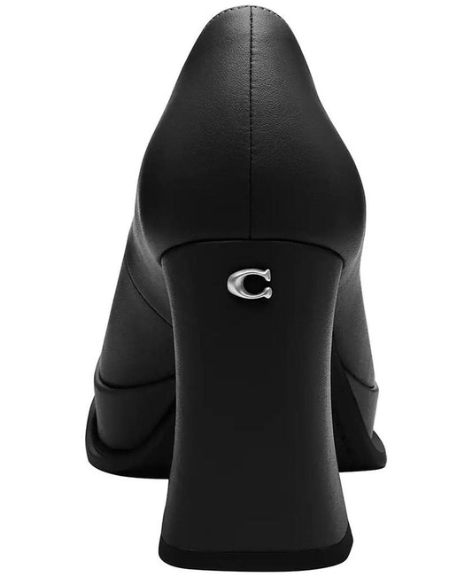 Women's Sculpted C Leather Pumps