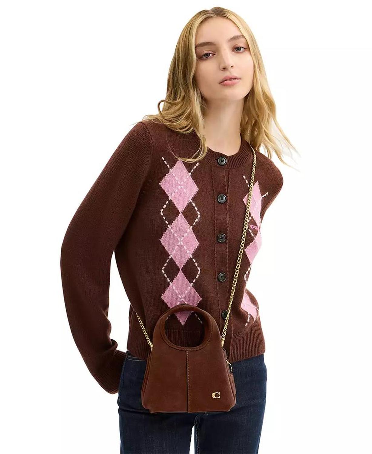 Lana Mini Suede Shoulder Bag