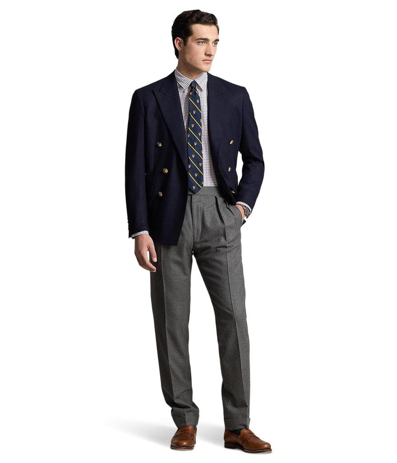 Classic Fit Plaid Stretch Poplin Shirt