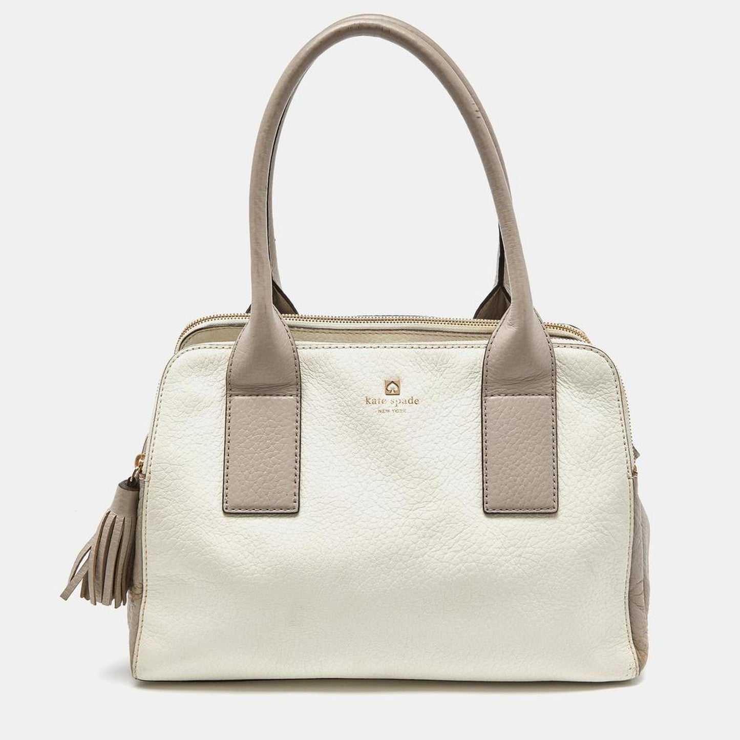 Kate Spade Off Leather Double Zip Satchel
