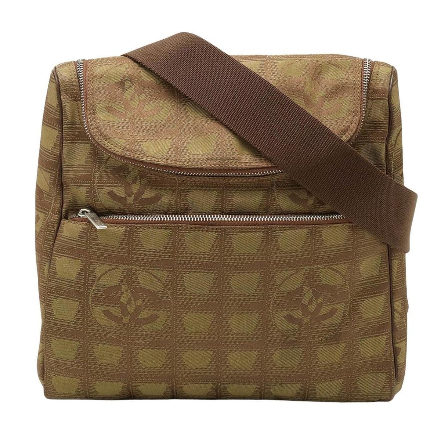 Chanel Travel Line Canvas Backpack Bag (Pre-Owned)