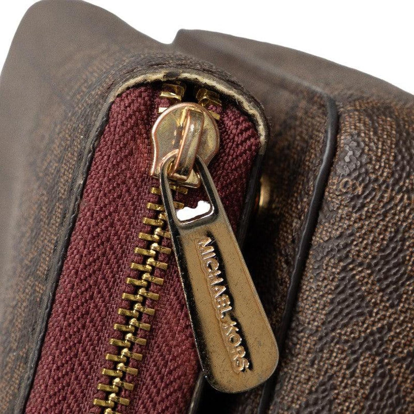 PVC Leather Monogram Chain Shoulder Bag Wallet