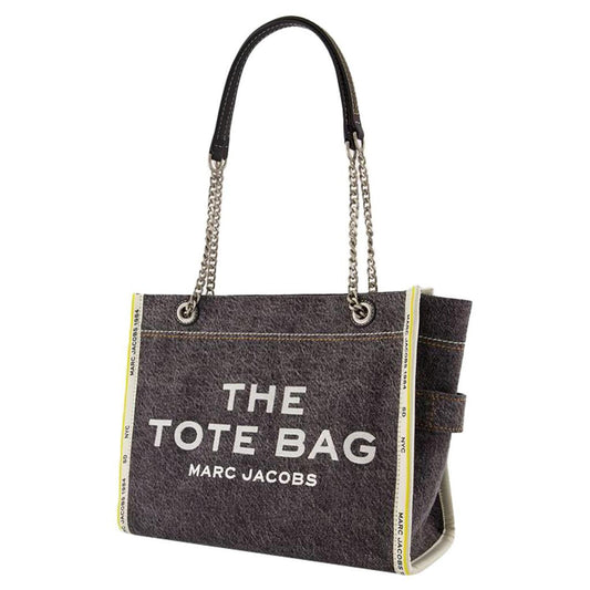 The Medium Tote - - Cotton - Black