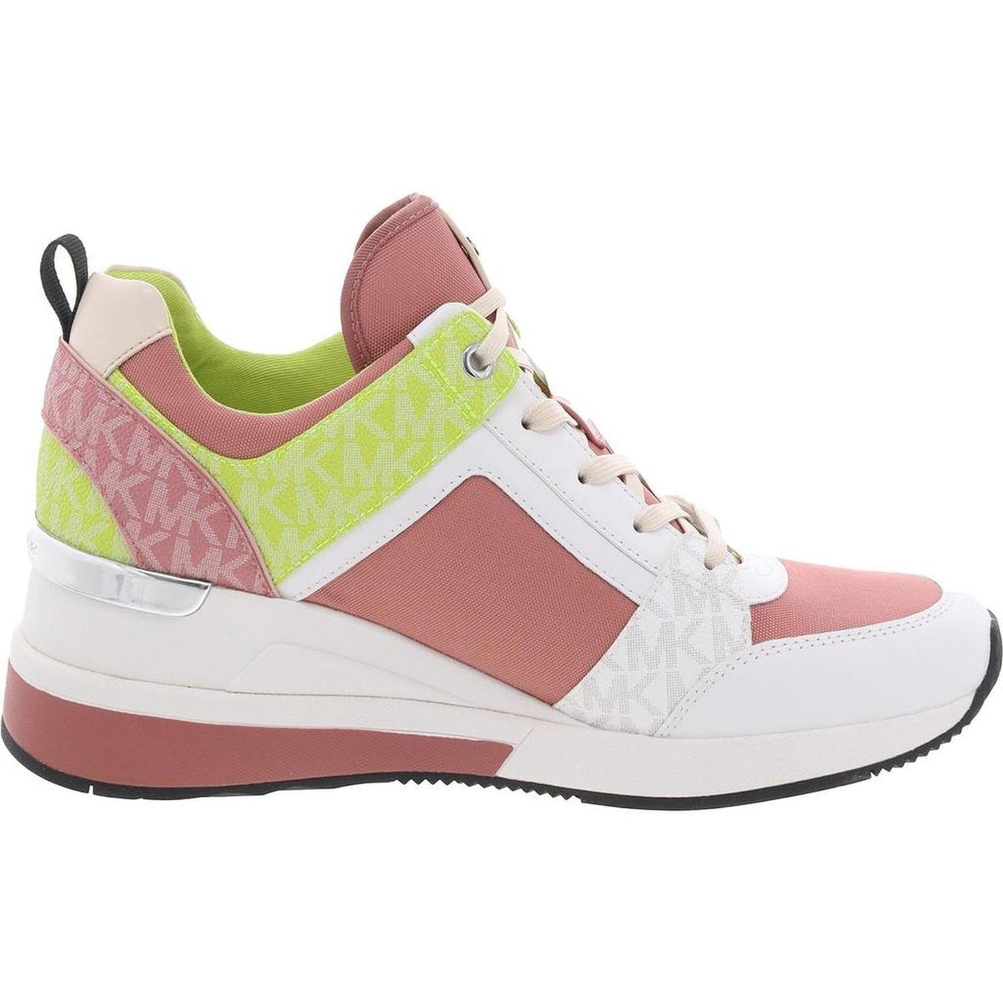 Georgie Trainer Womens Lace-Up Man Made Casual And Fashion Sneakers