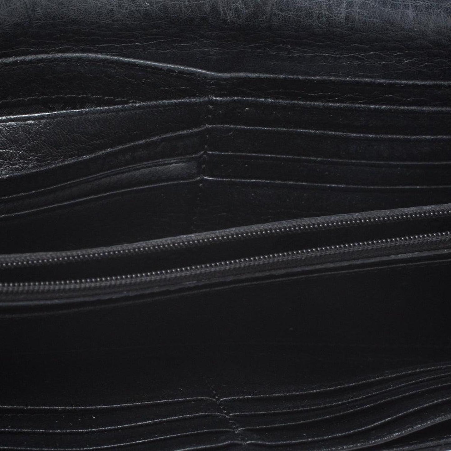 Michael Kors Black Leather Flap Continental Wallet..