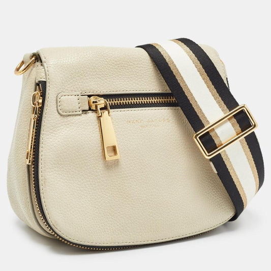 Marc Jacobs Light Leather Recruit Nomad Saddle Shoulder Bag