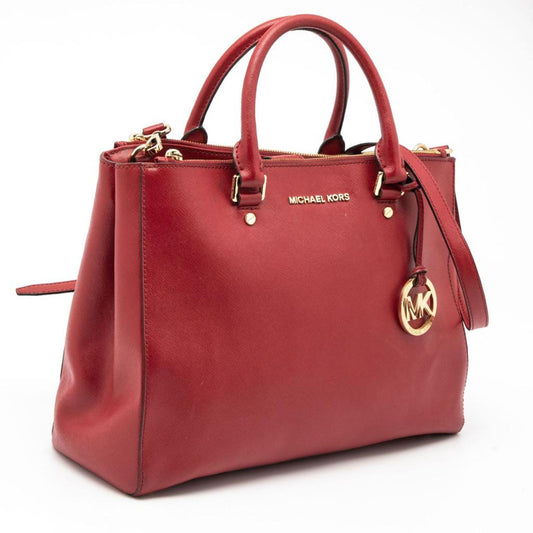 Michael Michael Kors Leather Jet Set Double Zip Tote