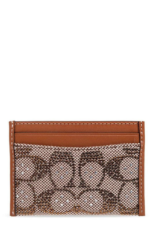 Coach Signature Jacquard Essential Card Case