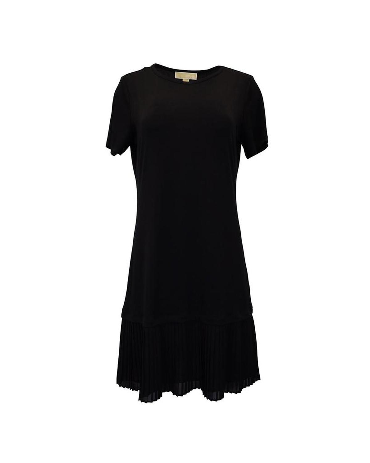 Michael Michael Kors Mini Shift Dress in Black Polyester