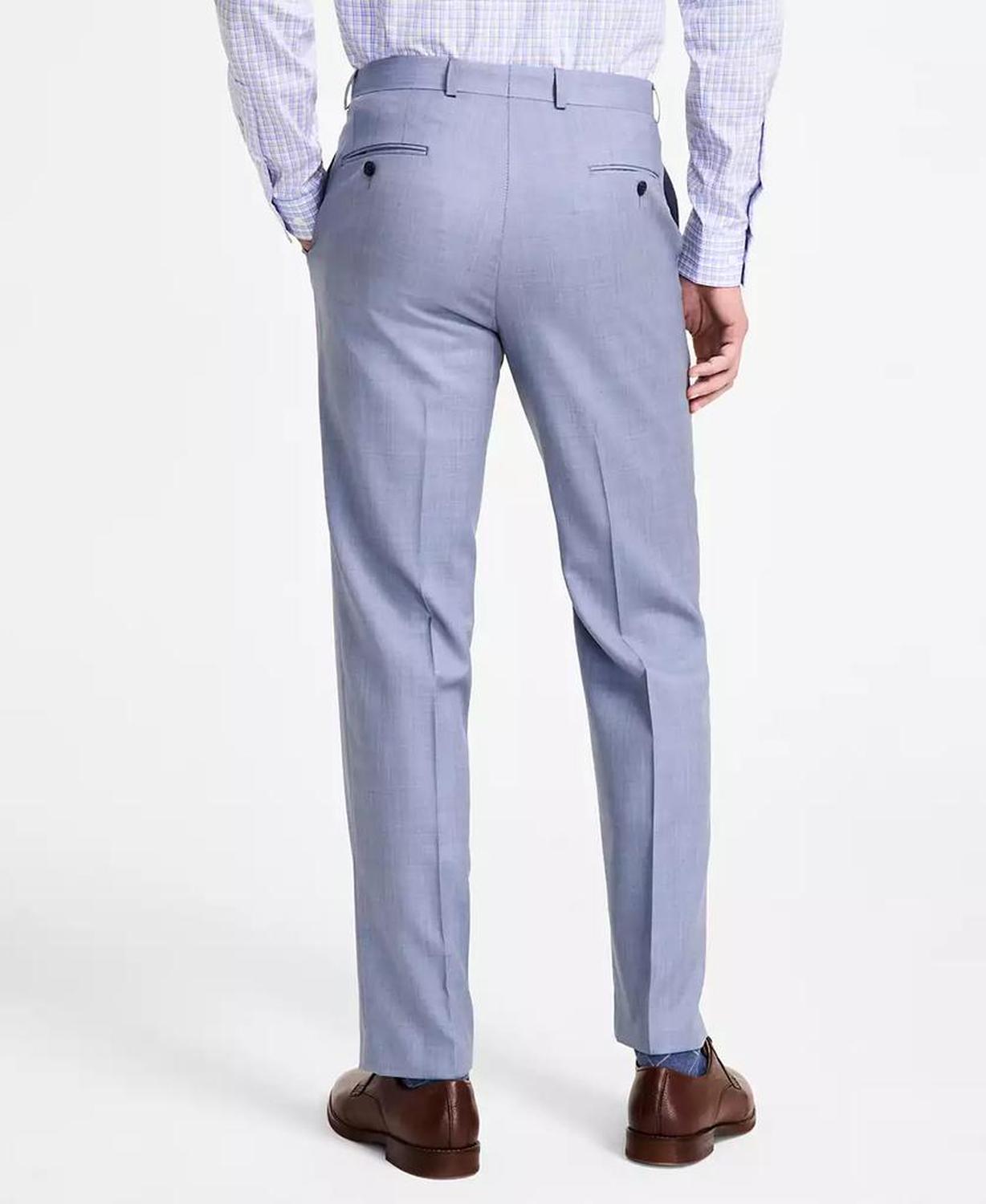 Men's Classic Fit Wool Blend Suit Pant