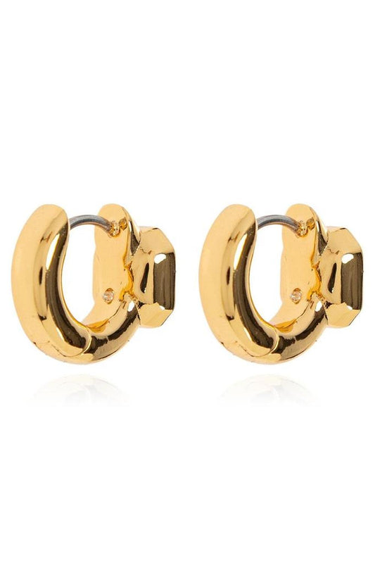 Kate Spade Keep Sparkling Asscher Huggies Earrings