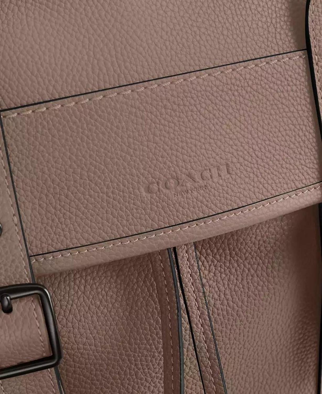 Men's Pebble Leather Hitch Backpack