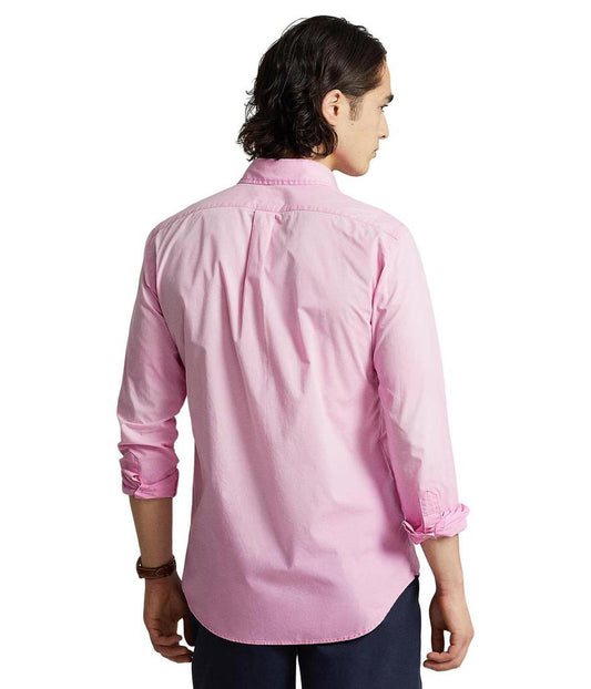 Classic Fit Washed Poplin Shirt