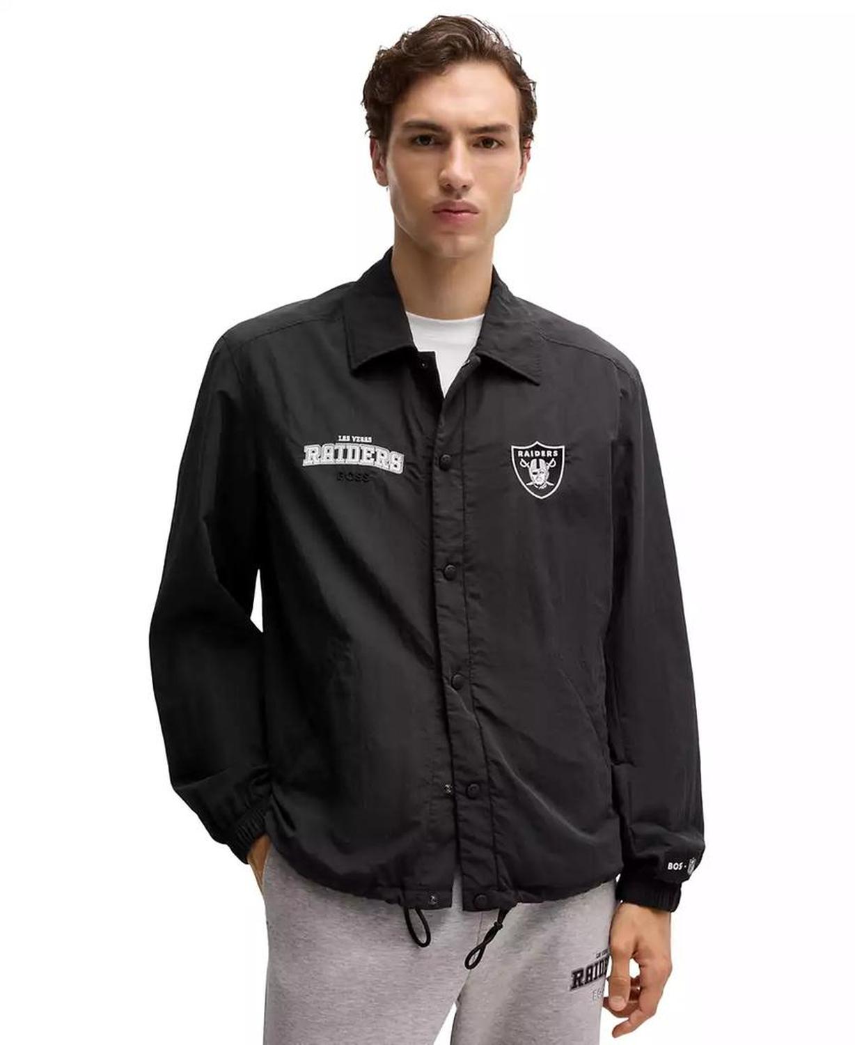 BOSS x NFL Embroidered Branding Water-Repellent Jacket