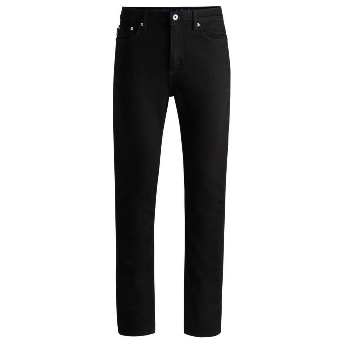 Slim-fit jeans in black stretch denim