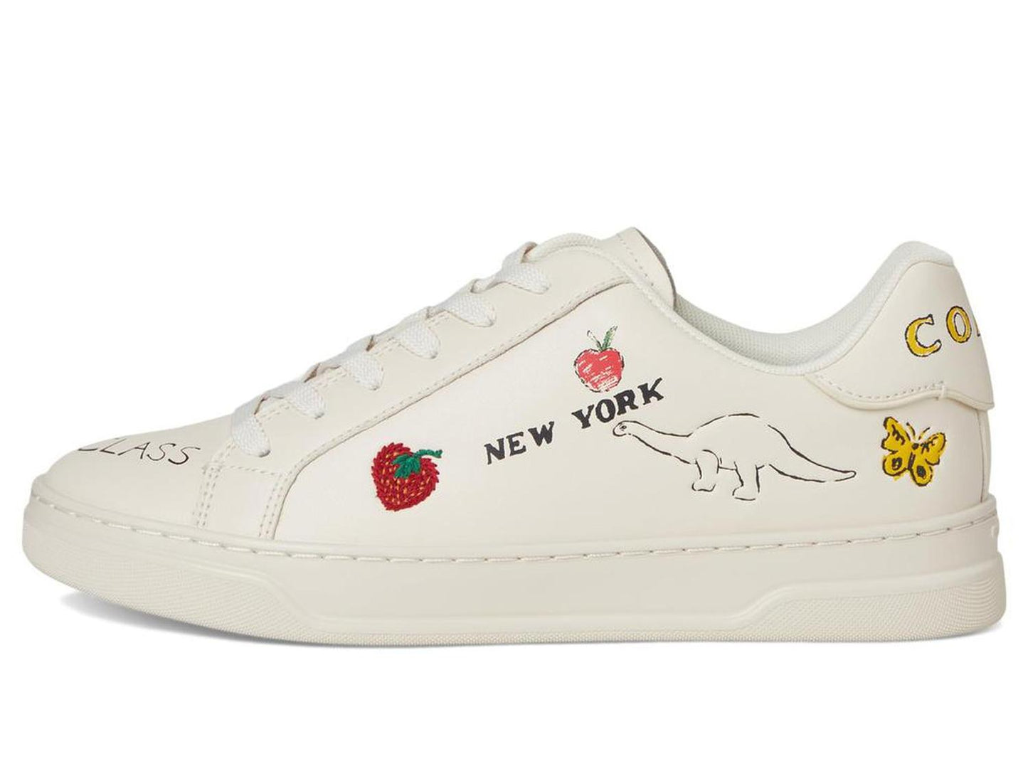 High Line Sneakers with Sketch Print