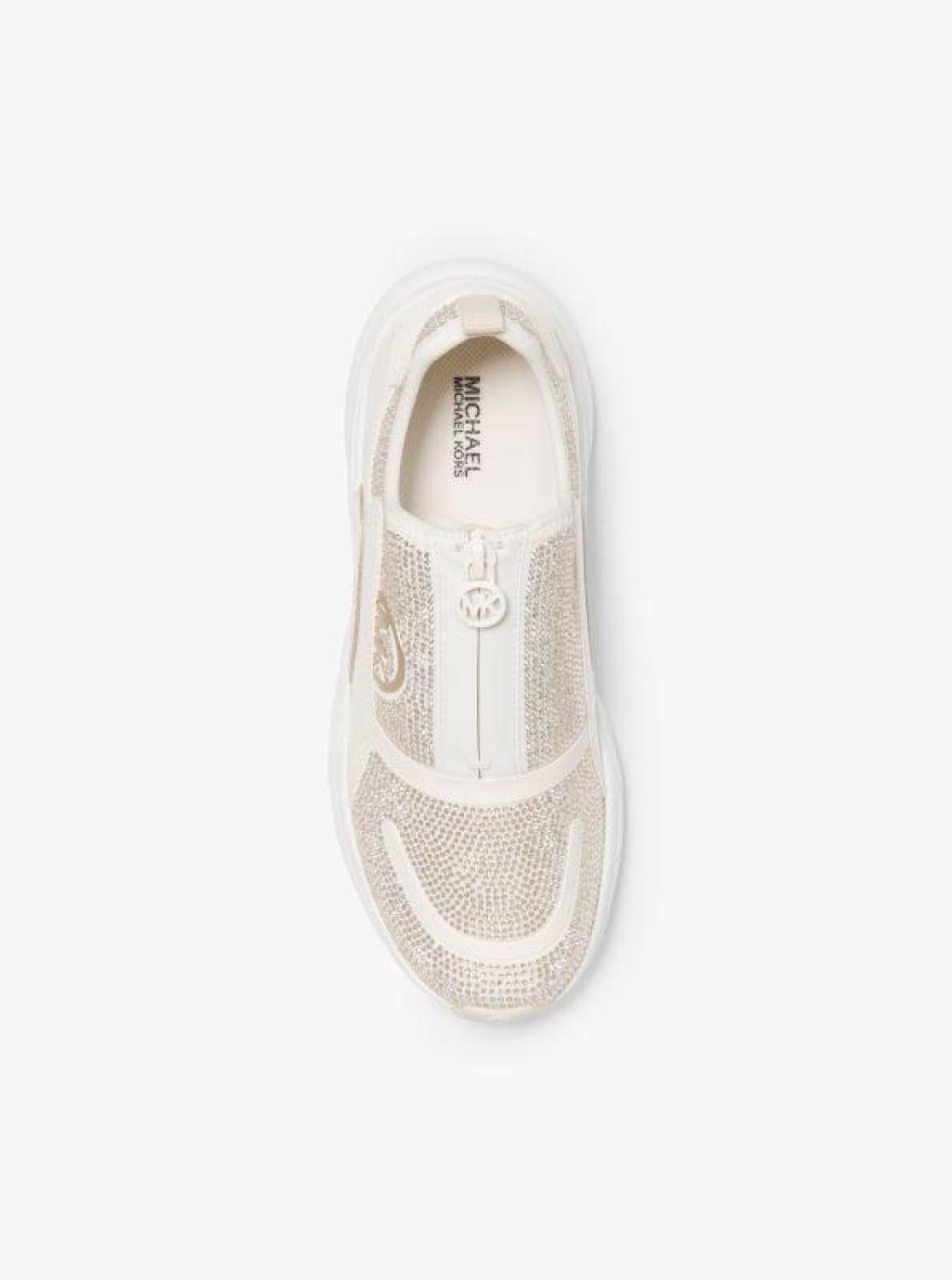 Sami Embellished Scuba Zip-Up Trainer