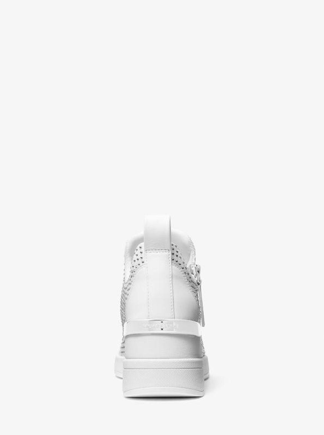 Willis Crystal Embellished Stretch Knit Trainer