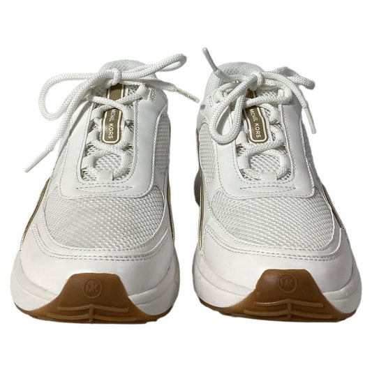 Katrina Mesh Trainer in Optic White Leather