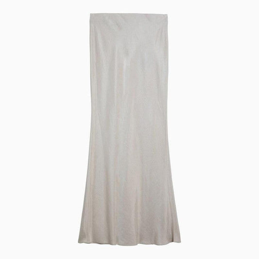 Max Mara Studio Women's Long Linen-Blend Skirt