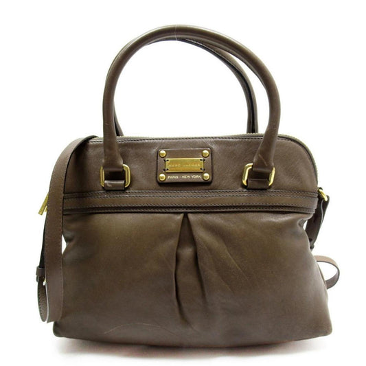 Leather Handbag Shoulder Bag (Pre-Owned)