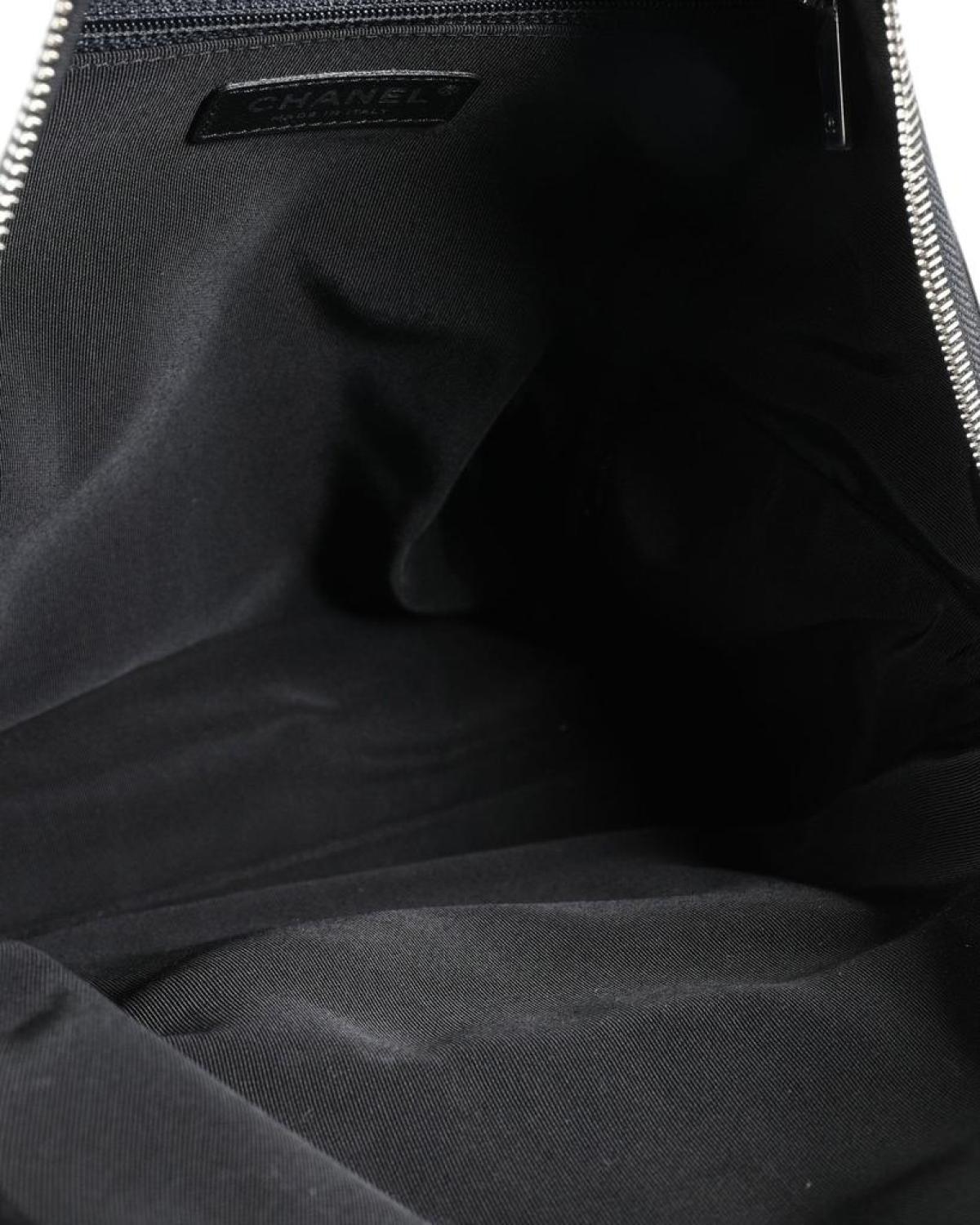 Chanel White Vinyl La Pausa Backpack