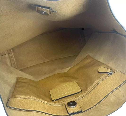 COACH Leather blue Thea Tote Shoulder Purse Women's Bag