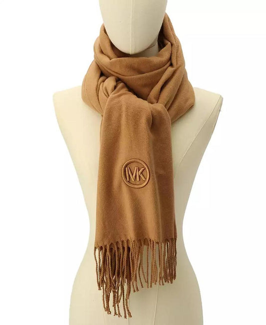 Women's Embroidered Fringe Scarf