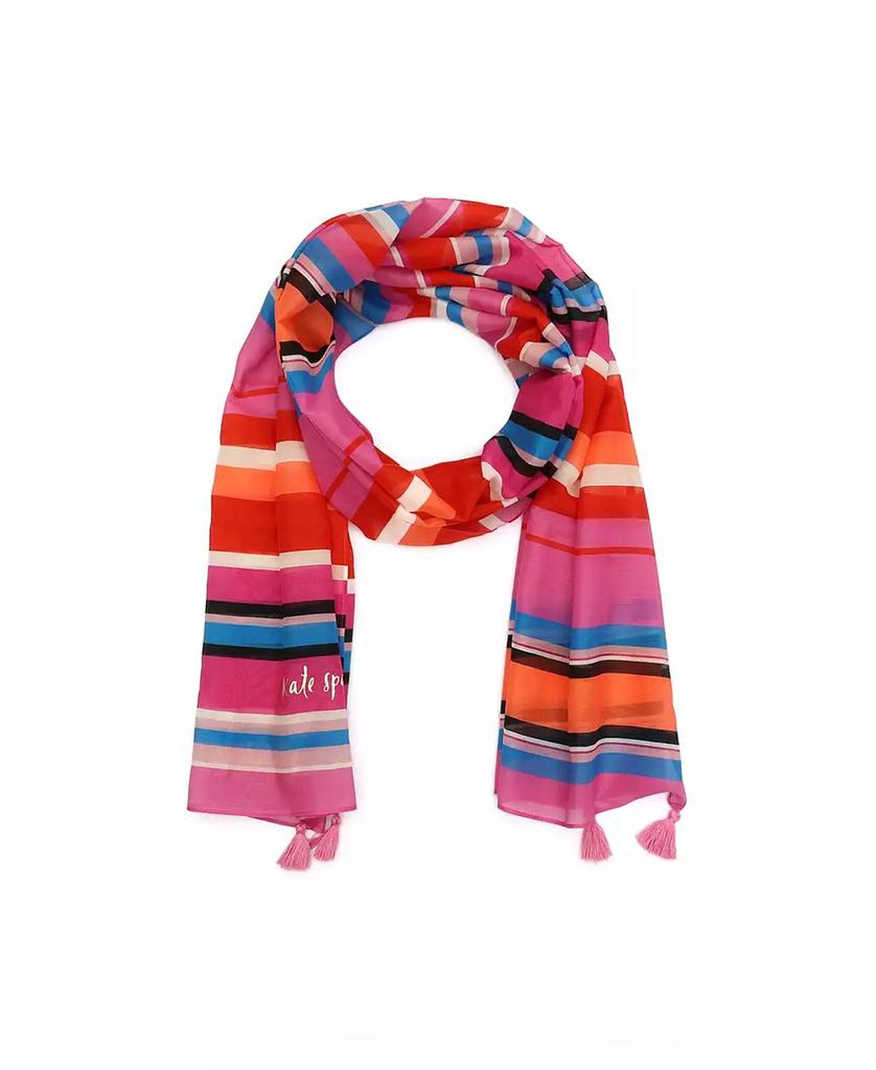 Women's Sunny Stripe Oblong Scarf