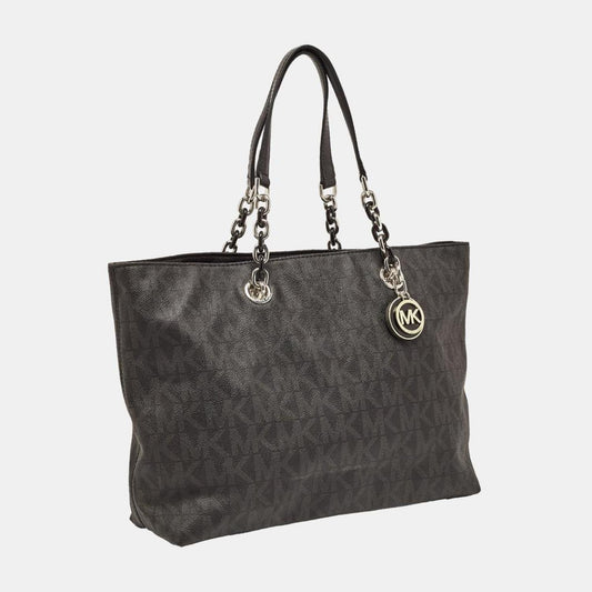 Michael Michael Kors Signature Coated Canvas Cynthia Large Tote
