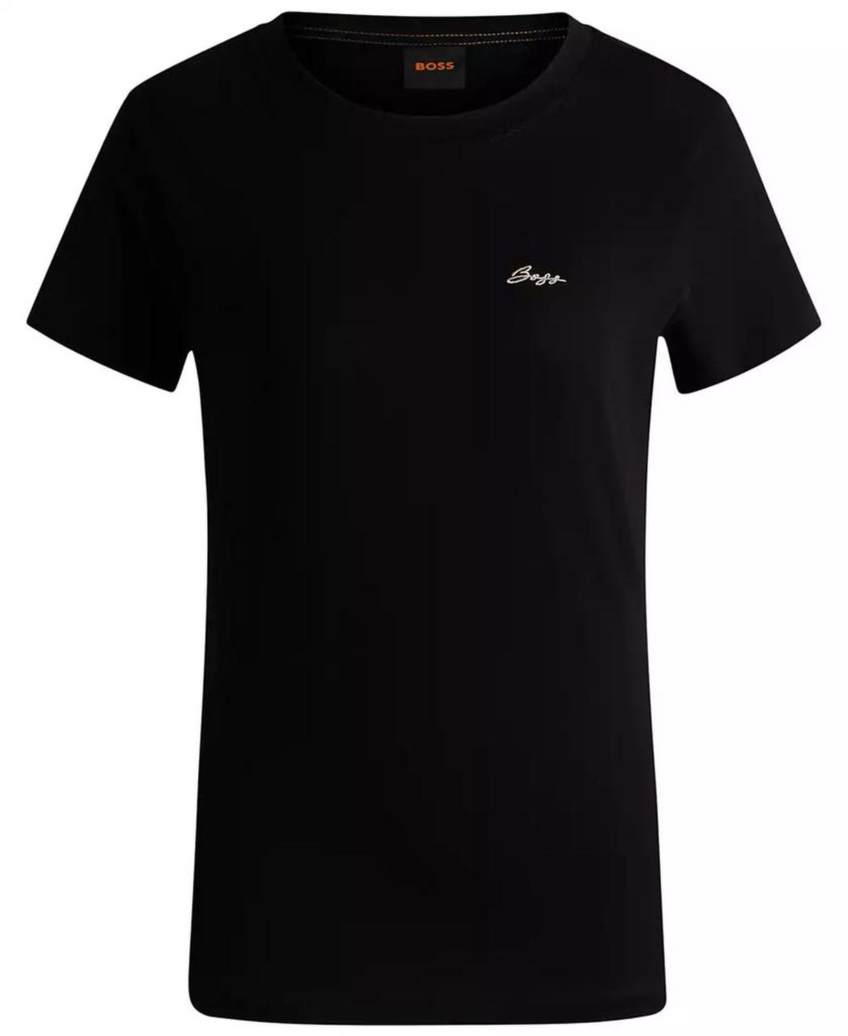 Women's Script Logo Straight-Fit T-Shirt