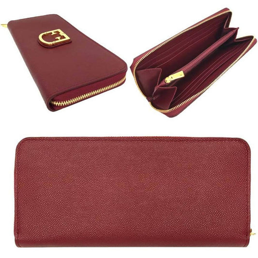 Leather Long Wallet (Bi-Fold) (Pre-Owned)