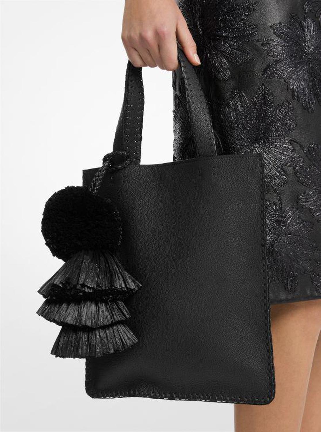 Ponza Medium Hand-Stitched Pebbled Leather Tote Bag