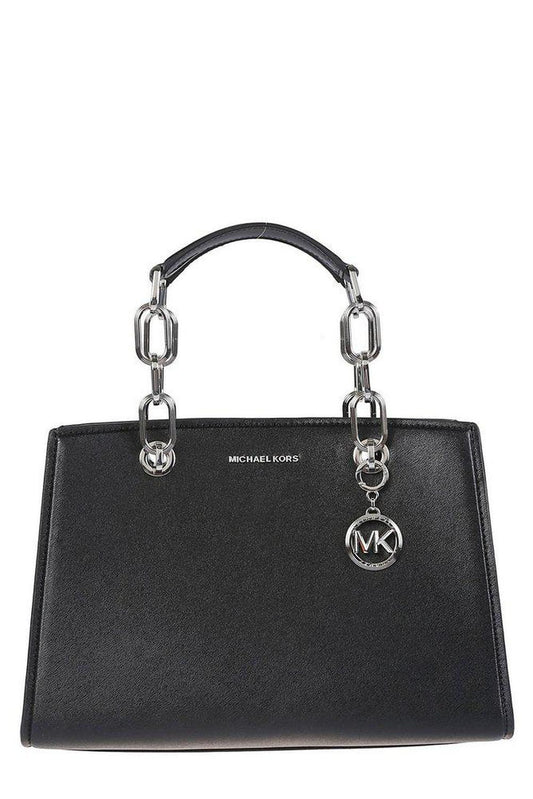 Michael Kors Medium Cynthia Logo Lettering Satchel Bag