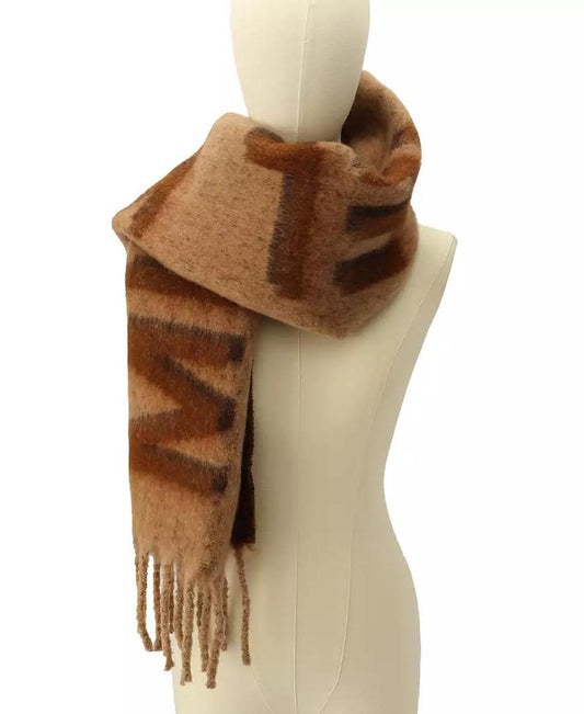 Shadow M Kors Logo Wrap Scarf