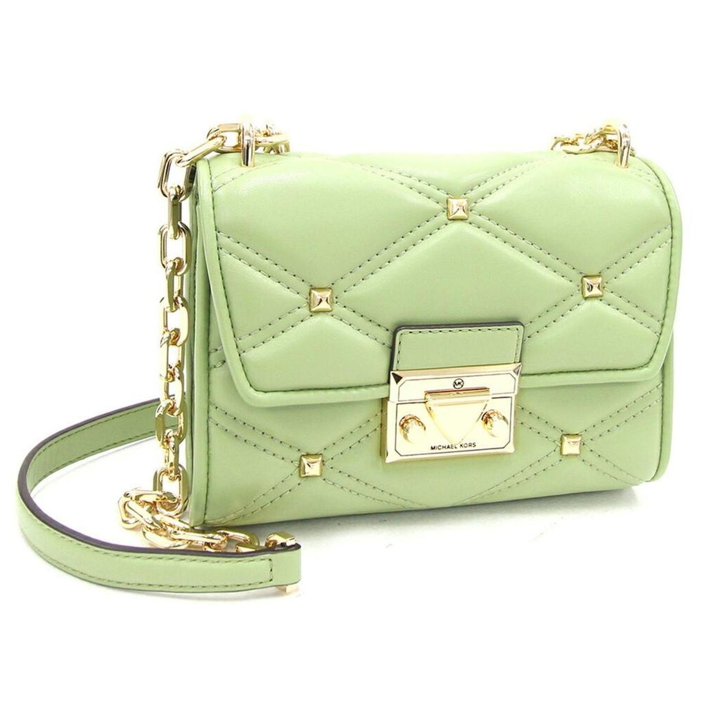 Leather Handbag Shoulder Bag (Pre-Owned)