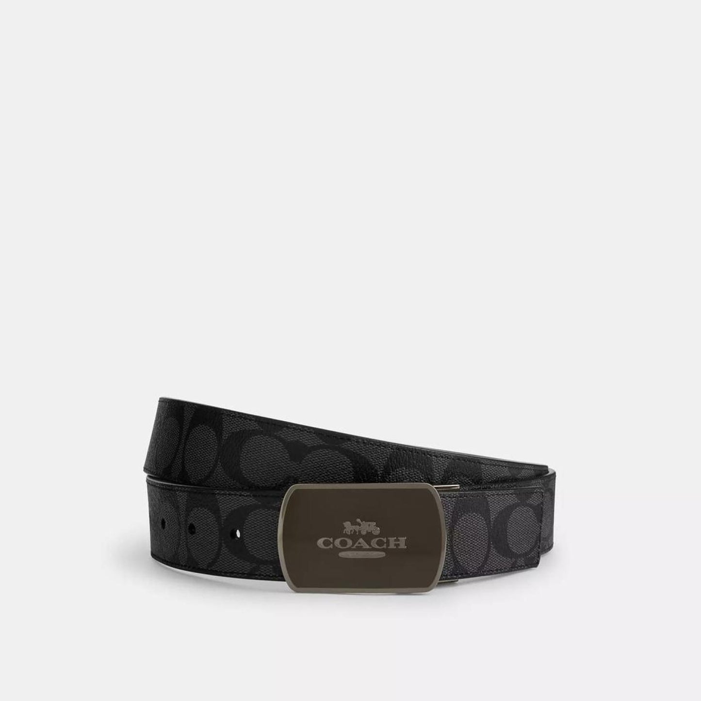Coach Outlet Plaque Buckle Cut To Size Reversible Belt, 38 Mm