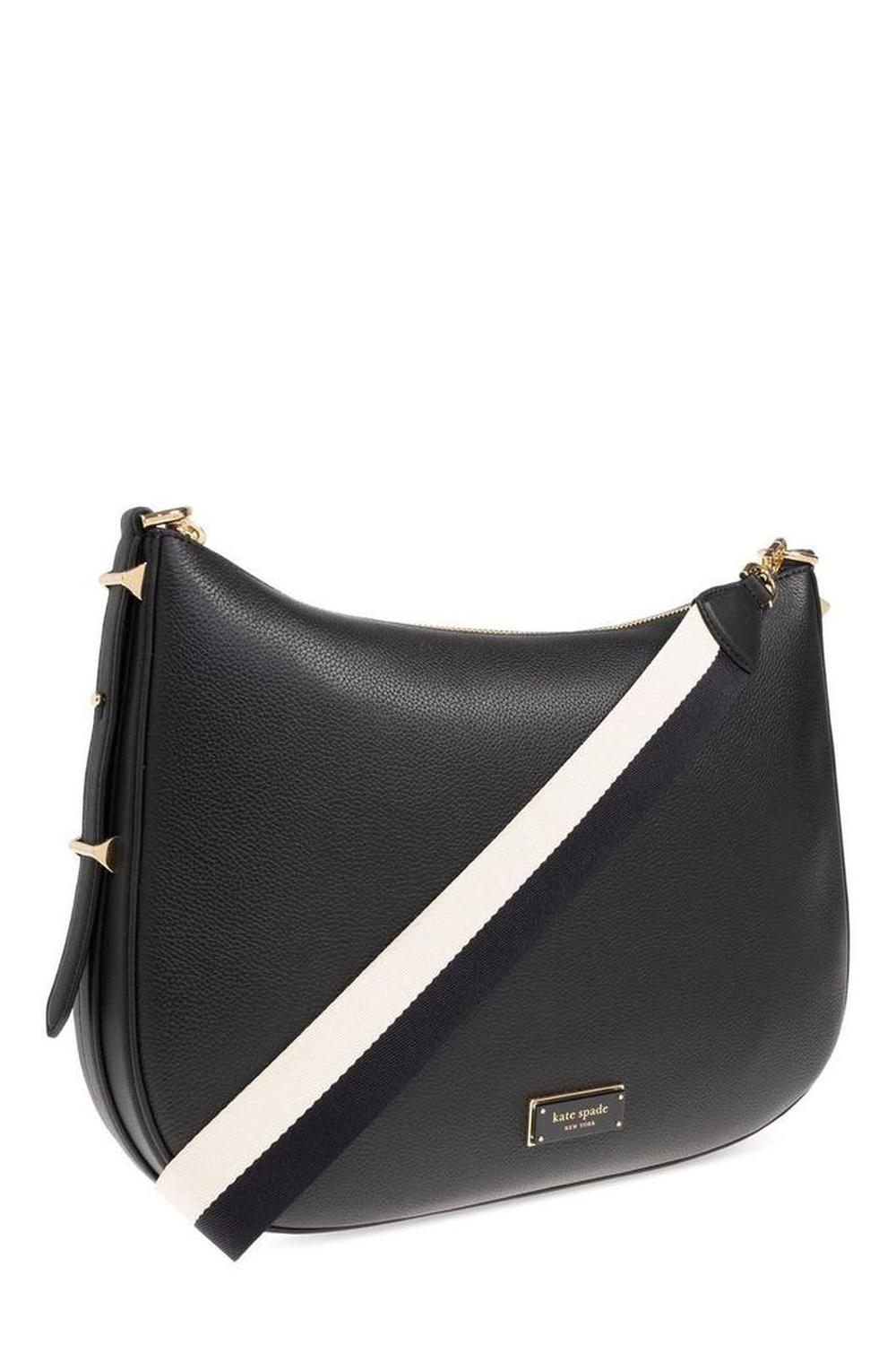 Kate Spade Logo-Plaque Top Zipped Shoulder Bag