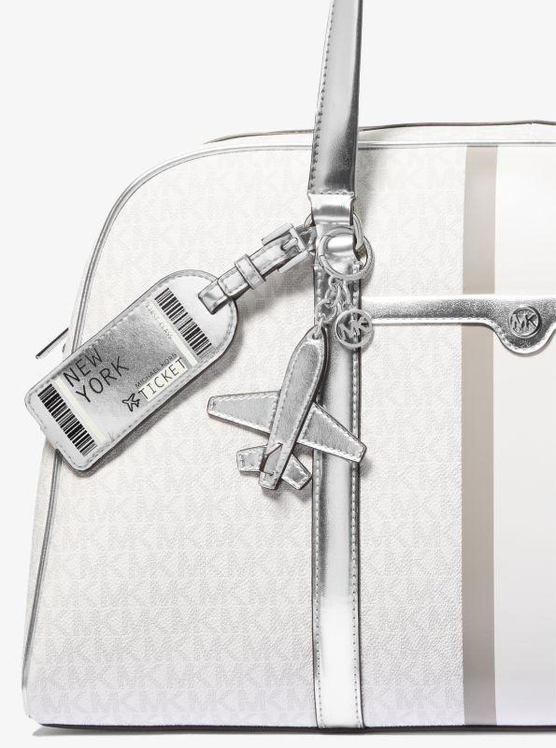Airplane Metallic Keychain