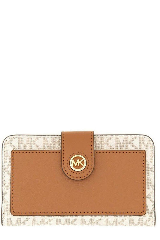 Michael Michael Kors Logo Printed Wallet