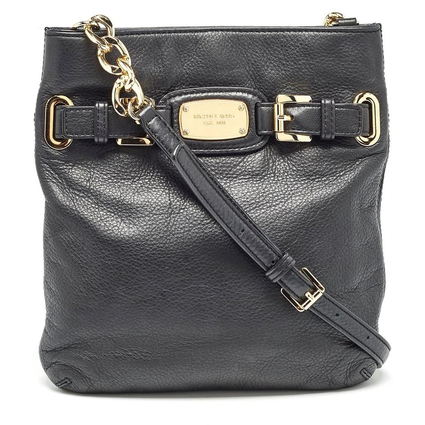 Michael Michael Kors Leather Hamilton Crossbody Bag