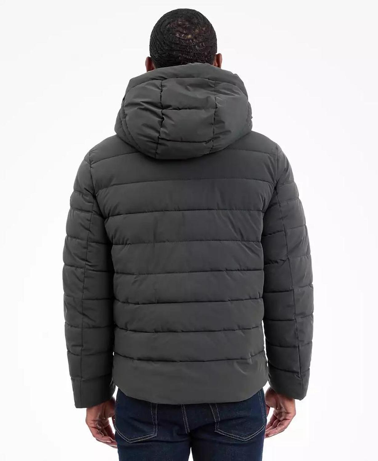 Men's Dressy Hooded Stretch Packable Jacket