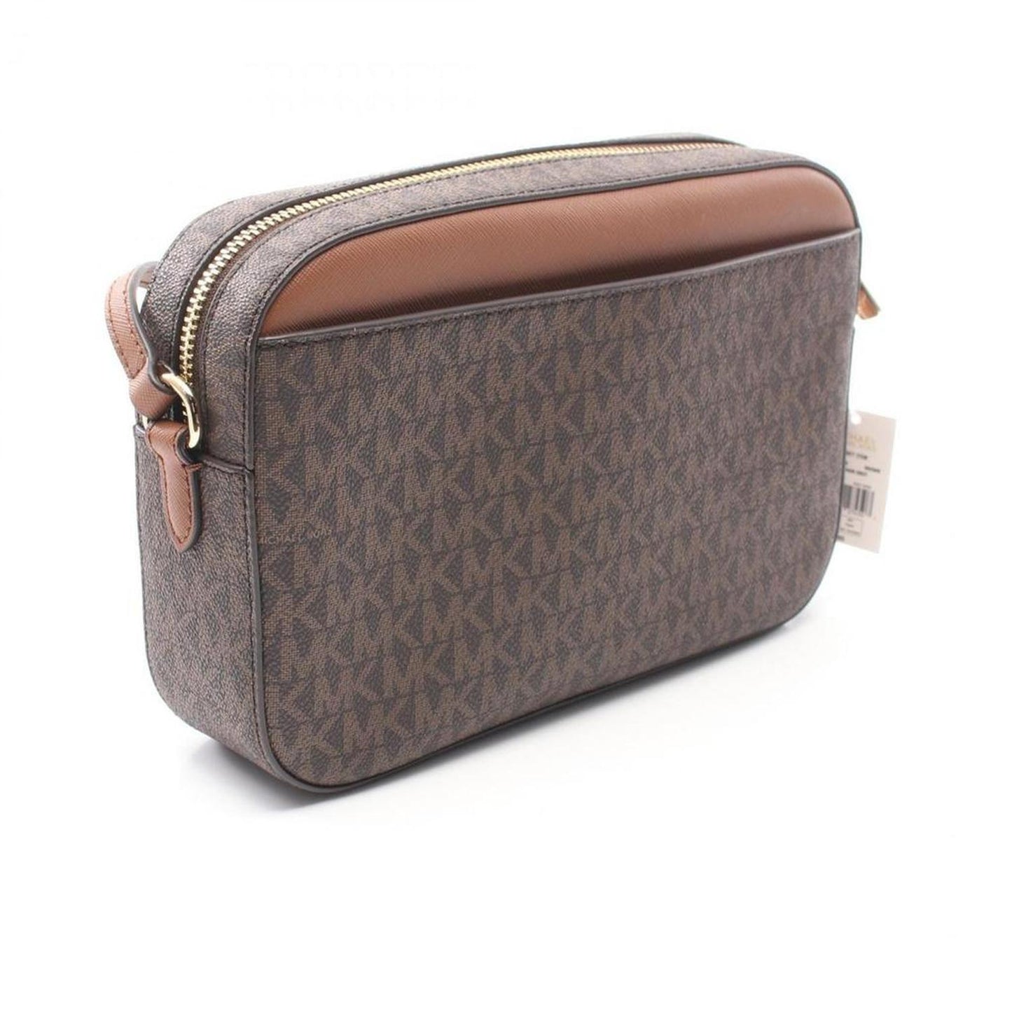 Coated Canvas Leather Shoulder Bag (Pre-Owned)