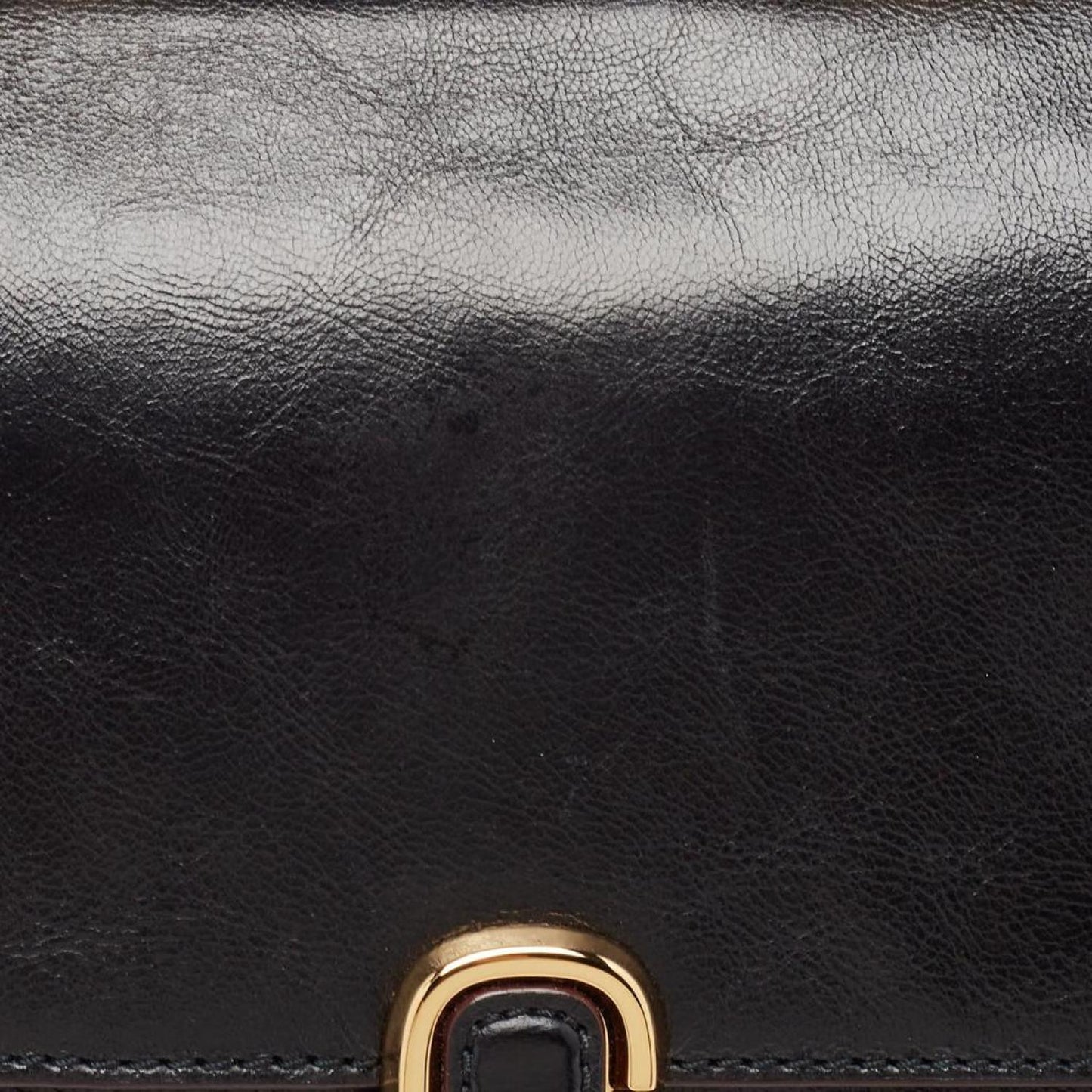 Marc Jacobs Glossy Leather Chain Strap Backpack