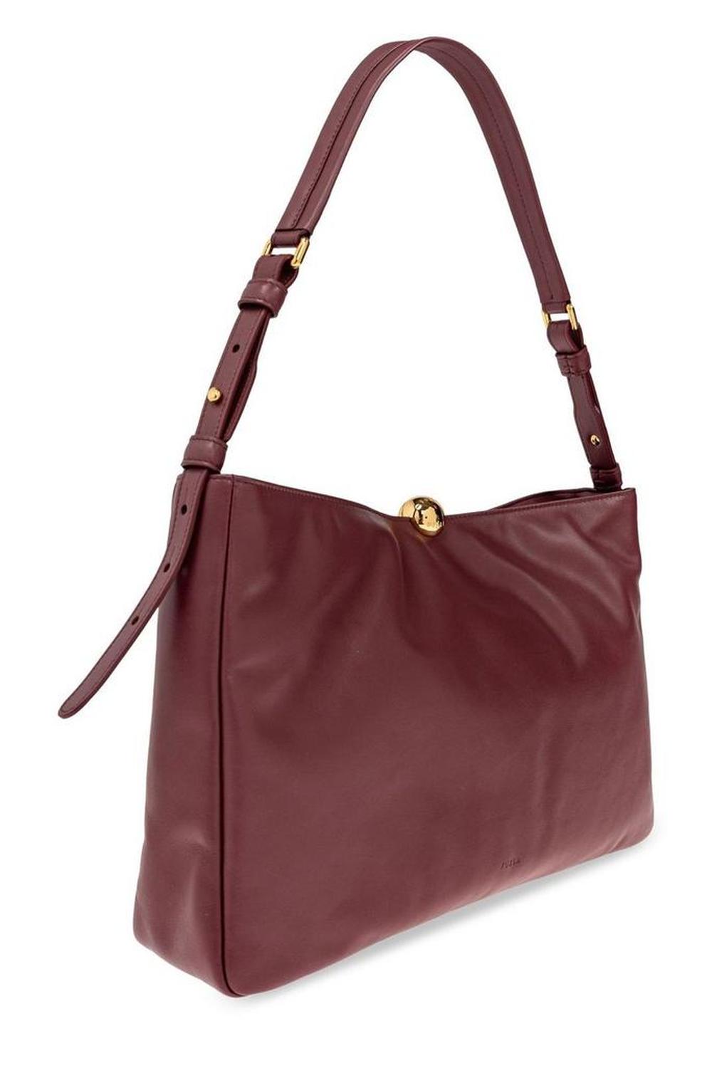 Furla Sfera Logo Debossed Medium Shoulder Bag