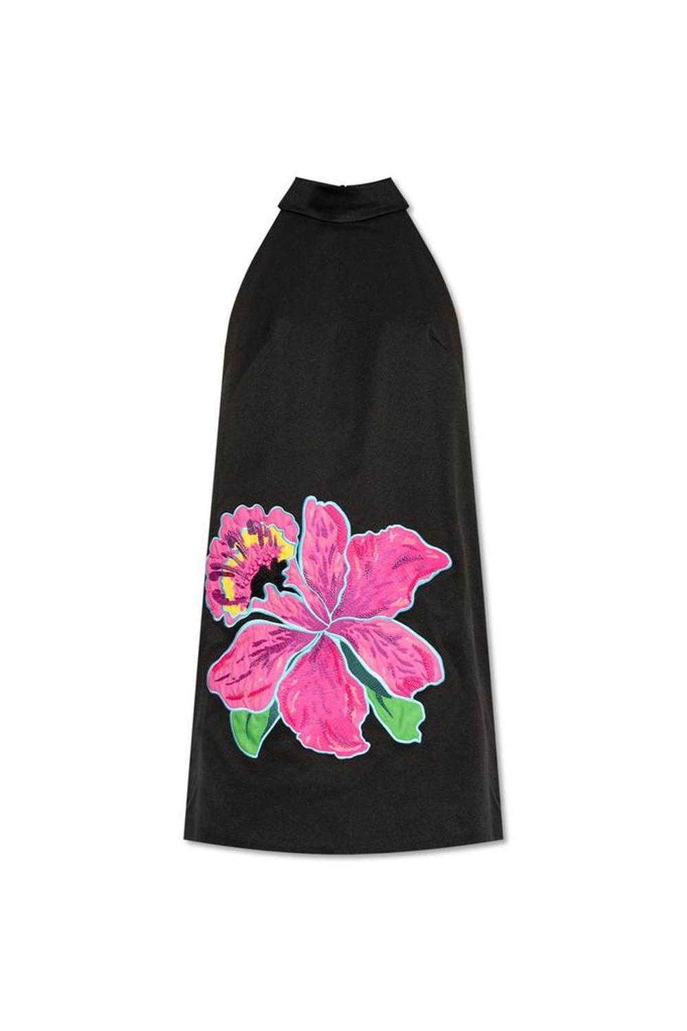 Kate Spade Floral Halter Neck Dress