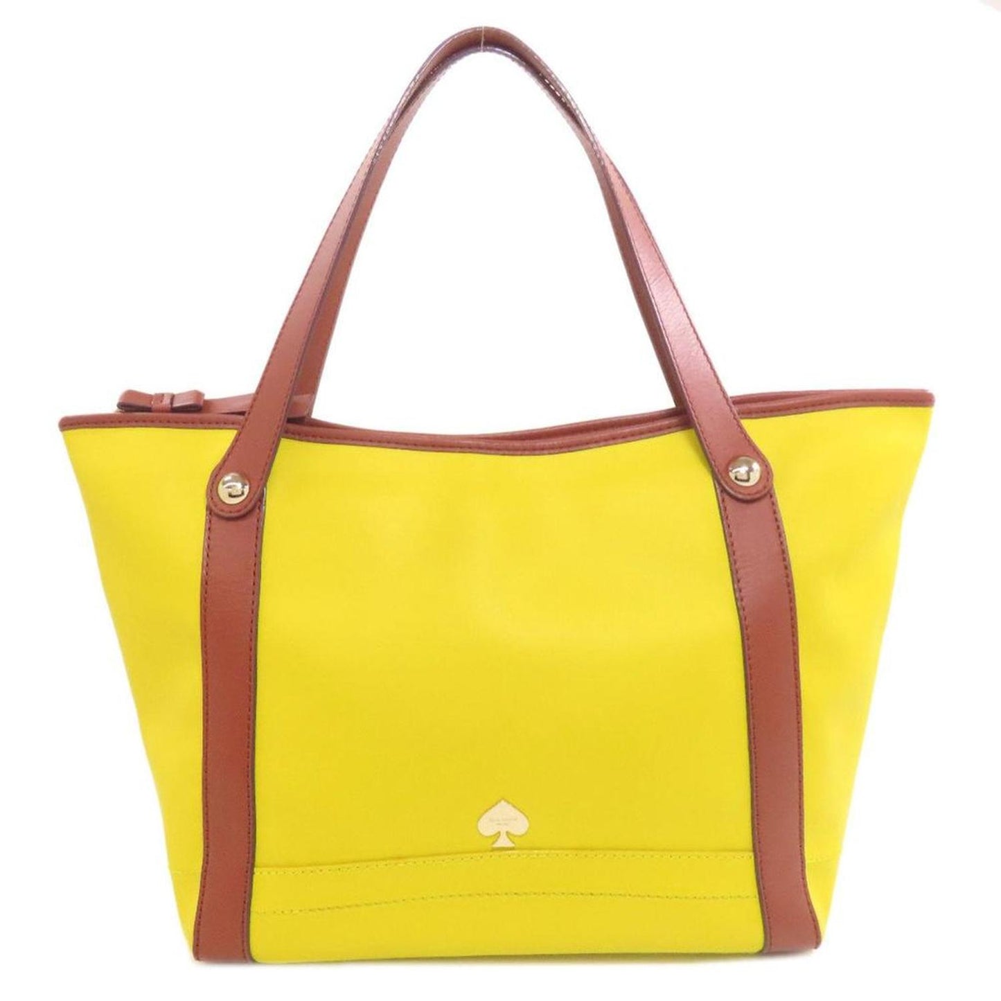 yellow Leather Tote Bag (Pre-Owned)