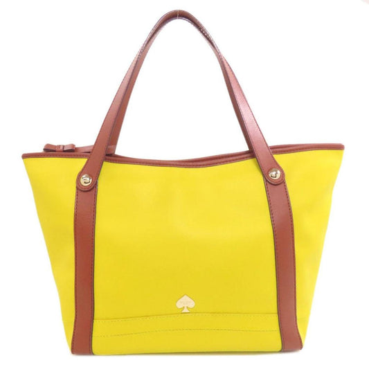 yellow Leather Tote Bag (Pre-Owned)